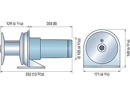 Pritezno vitlo Quick Totem G TMG 800W 24v - Image 3