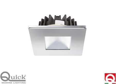 LED usmjereno svjetlo Quick Marina 79 x 79 x H4,5mm - Toplo 3000