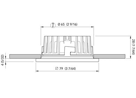 LED usmjereno svjetlo Quick Marina 79 x 79 x H4,5mm - Toplo 3000 - Image 2