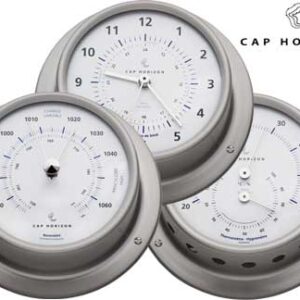 Barometar od nehrđajućeg čelika Saten 120mm Cap Horizon (by barigo)