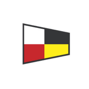Signalna zastava: broj 9 - 40 x 60 cm