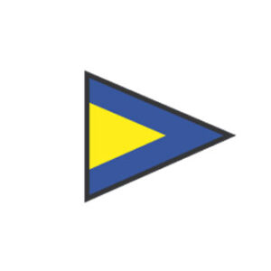 Signalna zastava: Substitute 1 - 40 x 60 cm