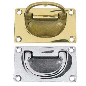 Upuštena rucka za podizanje 70x43x13mm kromirani mesing