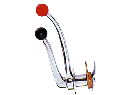 Univerzalna kontrola sa dvije poluge za gas ili mjenjač, kromirani mjed