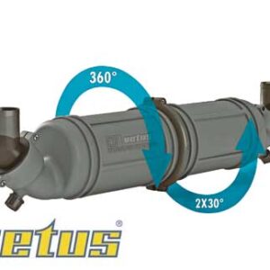 Horizontalni ispušni prigušni lonac Vetus nlph 90 mm
